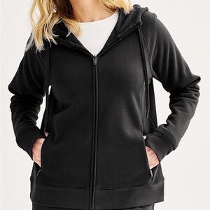 Tek Gear Women's Black Zip-Up Hoodie
